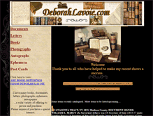Tablet Screenshot of deborahlavoie.com